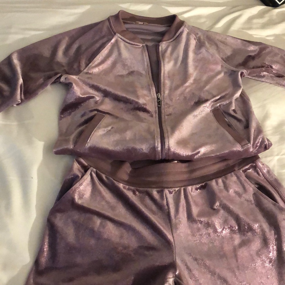 2 piece SHINY juicy couture jogging suit
